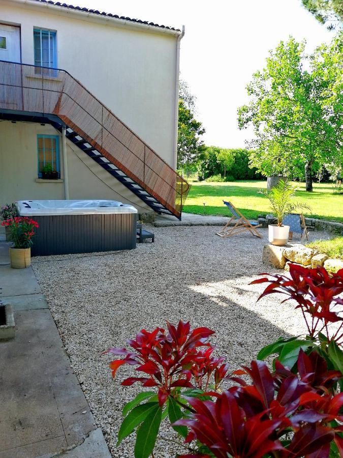 Gite Dans Une Ambiance Vegetale Avec Spa Privatif Jazennes エクステリア 写真